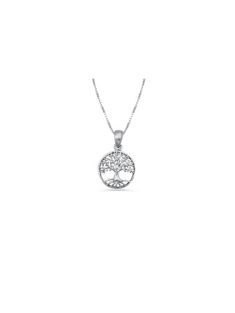 Small Tree of Life Silver Pendant , Sterling Silver Family Necklaces ,