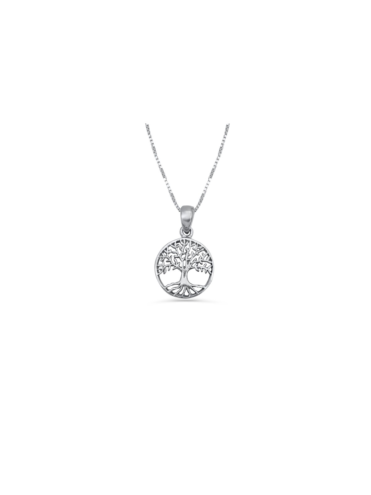 Petit pendentif en argent arbre de vie, colliers de famille en argent sterling,