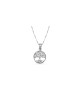 Small Tree of Life Silver Pendant , Sterling Silver Family Necklaces ,