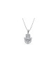 Pendentif en argent sterling Evil Eye et Hamsa, famille en argent sterling Ne