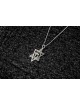 Collier étoile de David et Chai en argent, collier familial en argent sterling