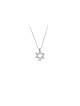 Silver Star of David Pendant with adornments , Sterling Silver Family