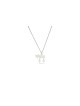 Collier Chai classique en argent sterling, collier familial en argent sterling