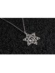 Sterling Silver Hollow Star of David Pendant , Sterling Silver Family