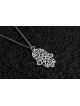 Grand collier en argent filigrane Hamsa, bijoux juifs en filigrane, Israël