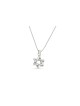 Pendentif Magen David moderne en argent sterling 925, famille en argent sterling
