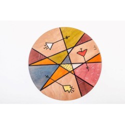 Round Placemat Earth by Kakadu Art | Table Decorations