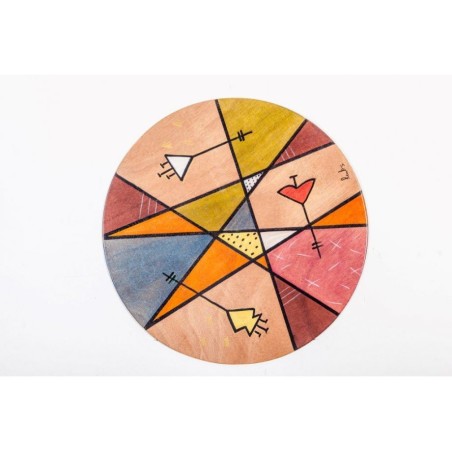 Round Placemat Earth by Kakadu Art | Table Decorations