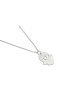 Pendentif Hamsa en argent sterling unique, collier familial en argent sterling