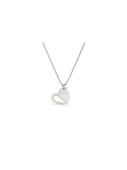 Pendentif coeur en argent à la recherche fraîche, colliers de famille en argent Sterling