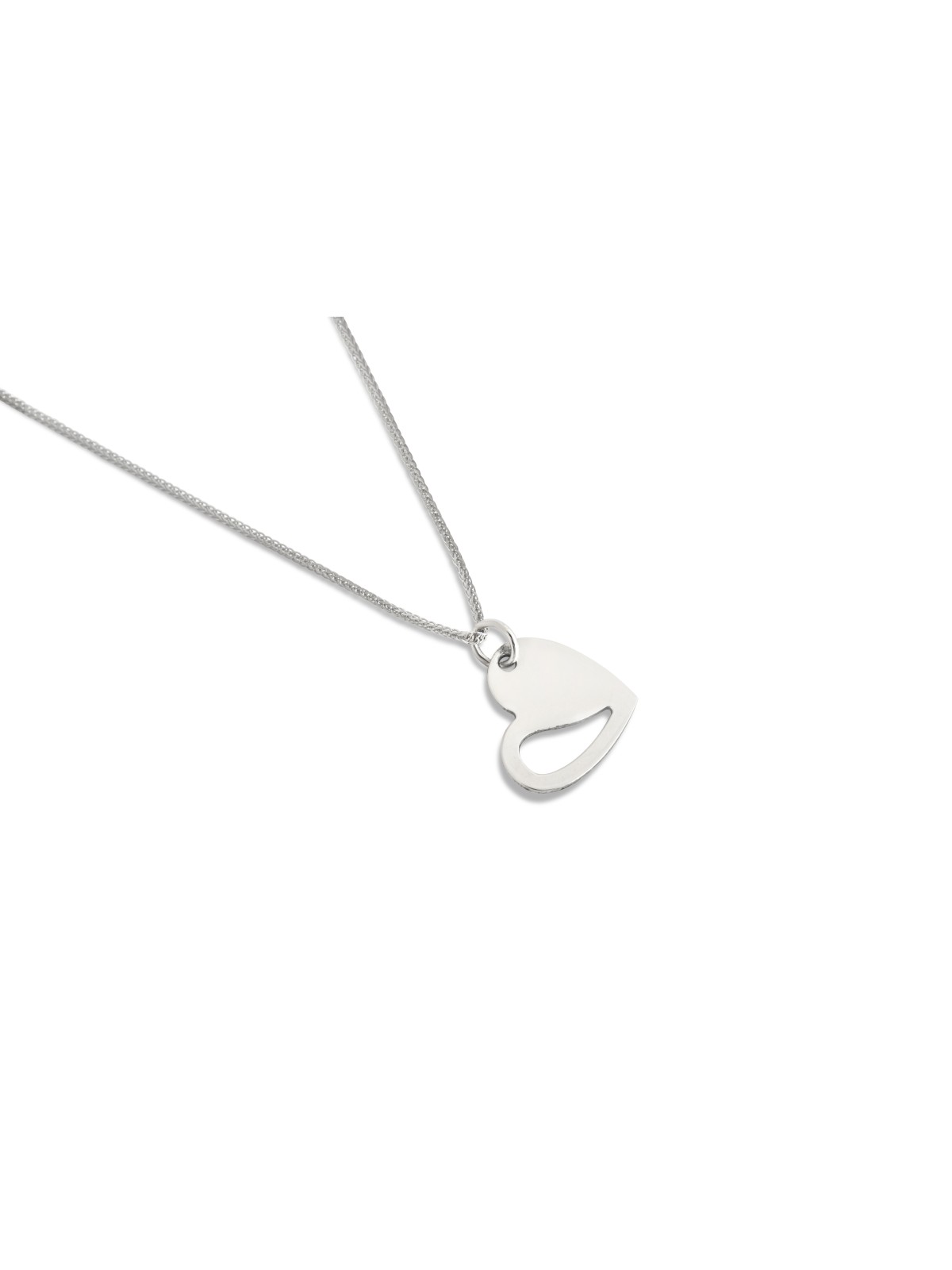Fresh looking Silver Heart Pendant , Sterling Silver Family Necklaces