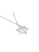 Collier étoile géométrique de David en argent sterling, famille en argent sterling