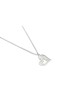 Sterling Silver Thick Heart Pendant , Sterling Silver Family Necklaces