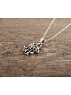 Collier creux Hamsa en argent sterling 925, bijoux en filigrane juif,