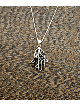 Collier creux Hamsa en argent sterling 925, bijoux en filigrane juif,