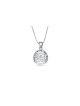 Collier élégant en argent israélien Shema, collier familial en argent sterling