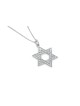 Pendentif en argent décoré d’étoile de David, collier familial en argent sterling