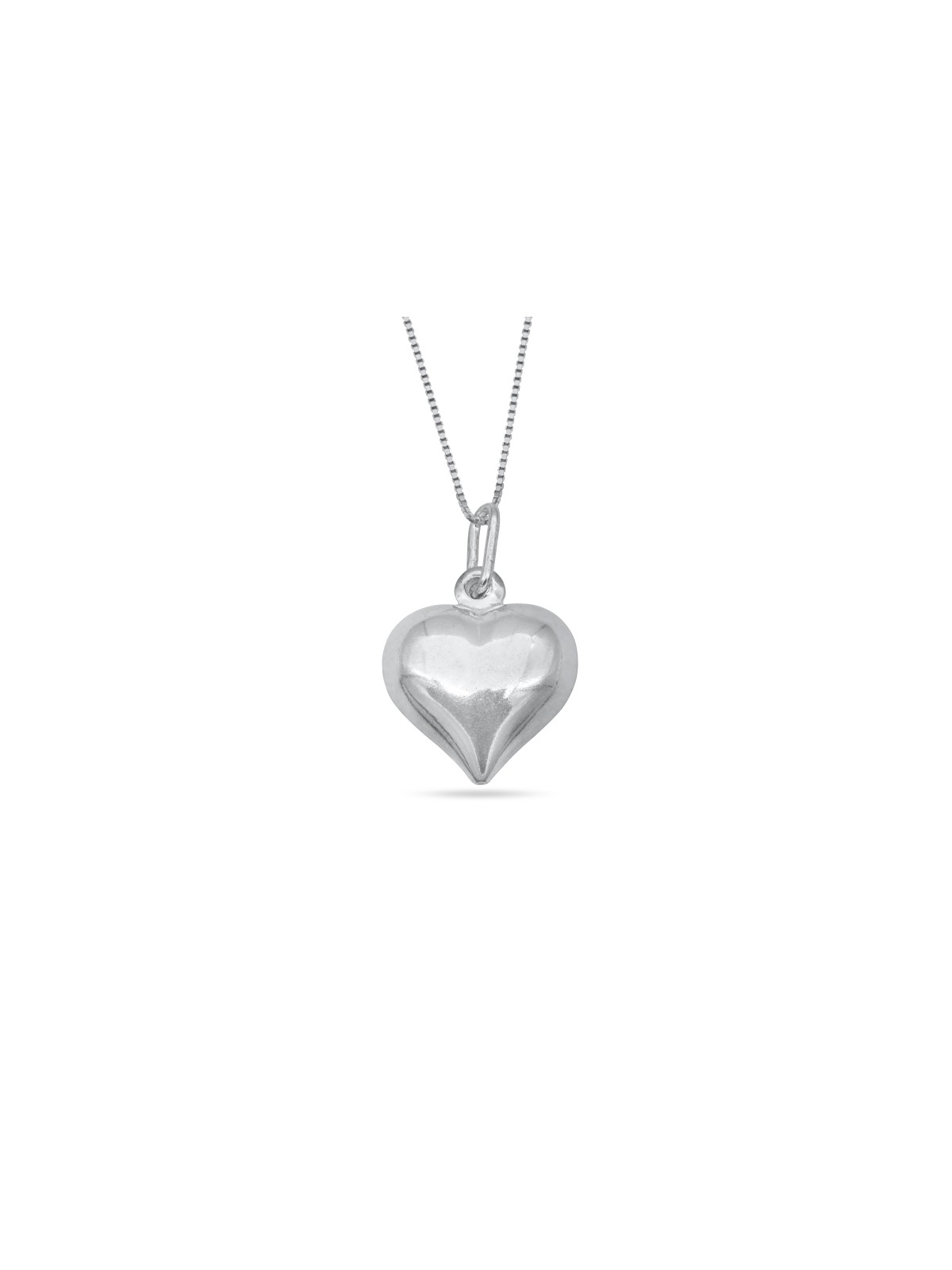 Big Sterling Silver Heart Pendant , Sterling Silver Family Necklaces ,