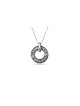 Collier en argent sterling en forme d’anneau Shema Israel, Sterling Silver Fa
