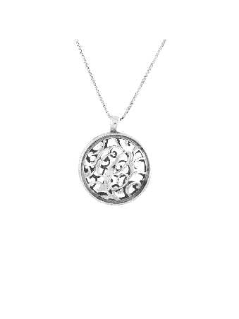 Cut Out Initial Modern Pendant , Sterling Silver Family Necklaces , Is
