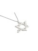 Collier étoile de David en argent sterling audacieux et moderne, argent sterling F