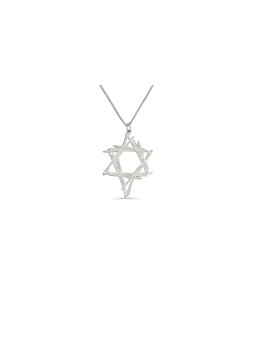 תליון מגן דוד אנכי מכסף סטרלינג, כסף סטרלינג פמילי