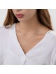 Pendentif Chai géométrique en argent sterling de forme unique, argent sterling F