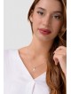 Chai Design bouclé en argent sterling de petite taille Unis, argent sterling F