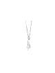 Chai Design bouclé en argent sterling de petite taille Unis, argent sterling F