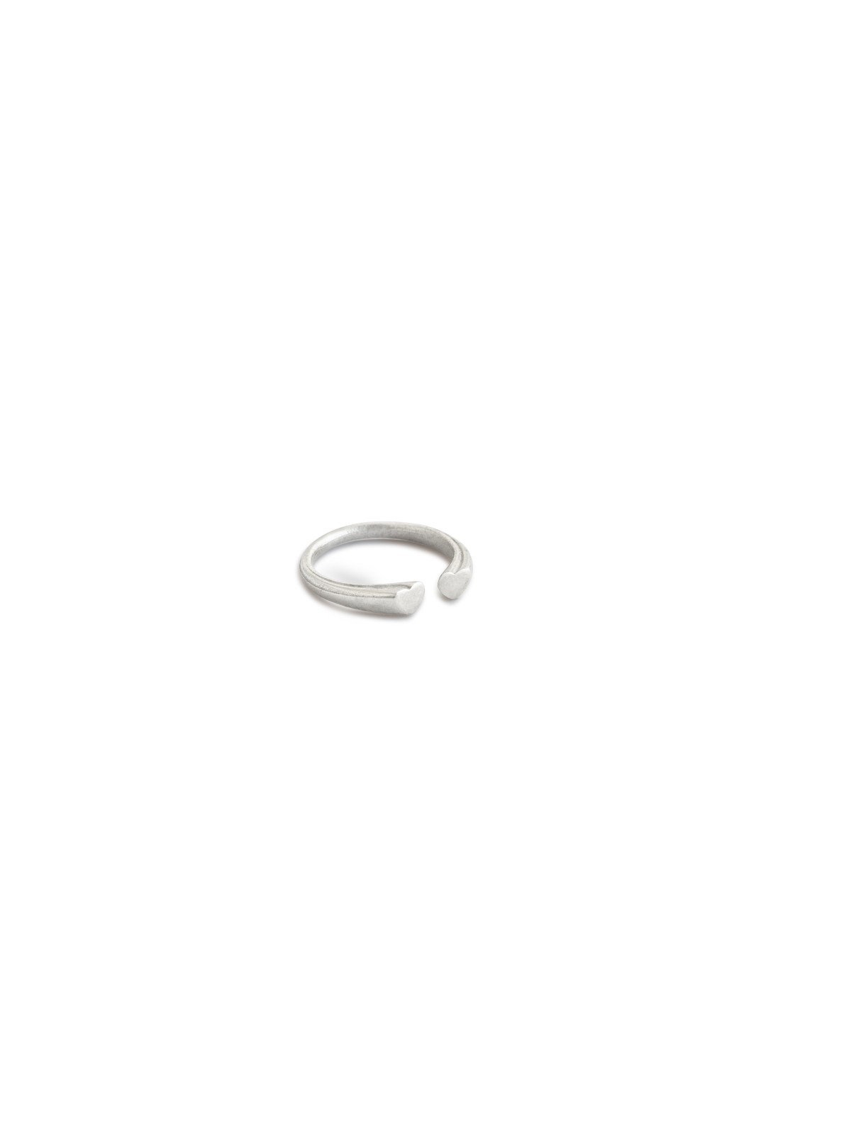 Bague cœur à moitié ouverte en argent sterling, cadeaux Tu B'Av, Judaï israélien