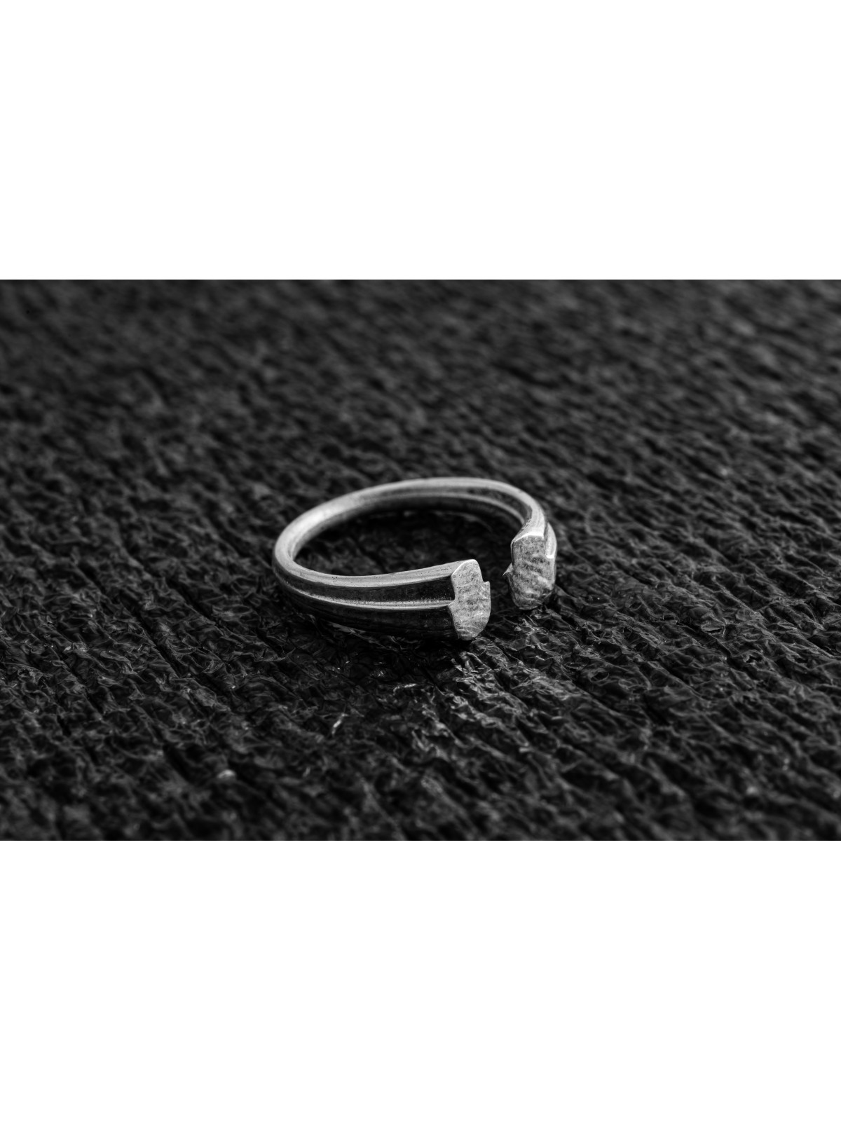 Bague Hamsas à moitié ouverte en argent sterling, cadeaux Tu B'Av, Juda israélien