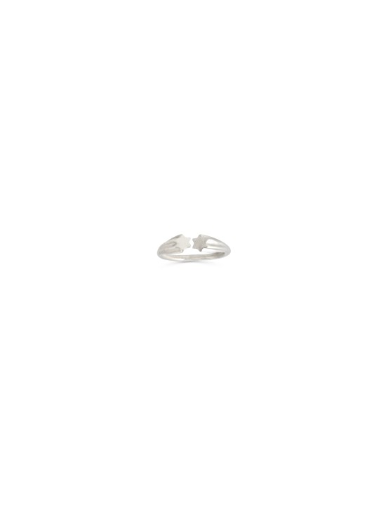 Bague étoile de David à moitié ouverte en argent sterling, cadeaux Tu B'Av, Israël