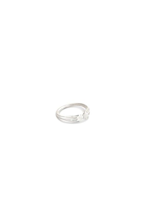 Sterling Silver Half Opened Star of David Ring , Tu B'Av Gifts , Israe