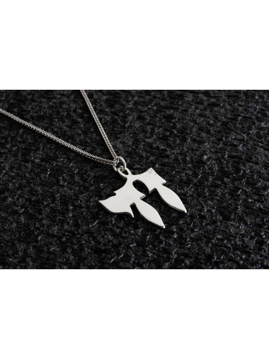 Clean Chai Sterling Silver Pendant , Sterling Silver Family Necklaces