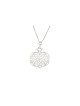 Large Filigree Pomegranate Silver Pendant , Jewish Filigree Jewelry ,