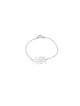 English and Hebrew Name Silver Bracelet , Tu B'Av Gifts , Israeli Juda