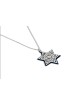 Collier étoile de David en aluminium et argent, famille en argent sterling Ne