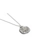Small Silver and Aluminum Pomegranate Necklace , Sterling Silver Famil