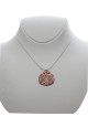 Small Silver and Aluminum Pomegranate Necklace , Sterling Silver Famil