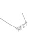 Collier de nom hébreu en argent sterling, colliers de nom en argent sterling