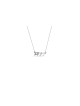 Collier de nom hébreu en argent sterling, colliers de nom en argent sterling