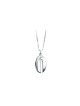 Collier Chai étroit moderne de taille moyenne fabriqué à partir de Ste, argent sterling F
