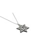 Collier étoile de David en argent et aluminium, famille en argent sterling Ne