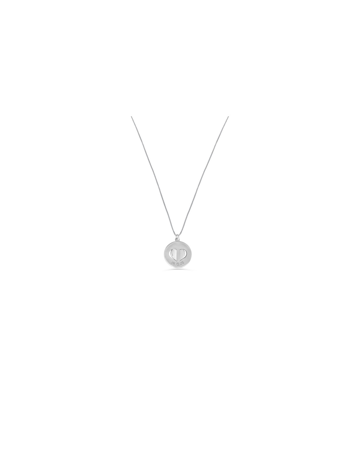 Collier en argent sterling à cœur pliant, collier familial en argent sterling