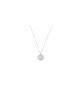 Collier en argent sterling à cœur pliant, collier familial en argent sterling