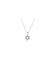 Pendentif étoile de David en argent avec Embe traditionnel, argent sterling F