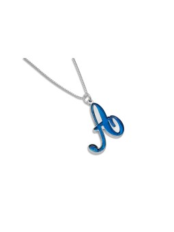 Pendentif élégant initial en émail froid, colliers de noms colorés, Israël