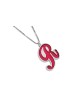 Pendentif élégant initial en émail froid, colliers de noms colorés, Israël