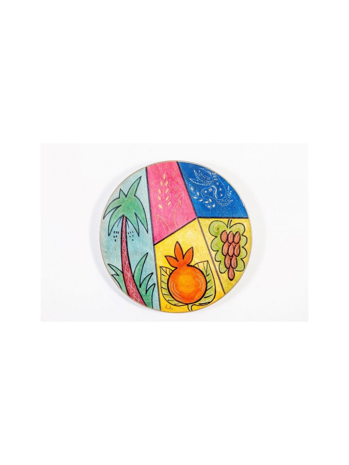 Round Placemat Holy Triple by Kakadu Art | Table Decorations