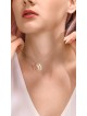 Pendentif Chai en argent sterling minimaliste moderne Nec, bijoux Chai, est